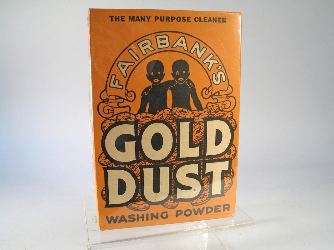 Gold Dust Detergent Box Orig NOS Black Mem (1 of 4)
