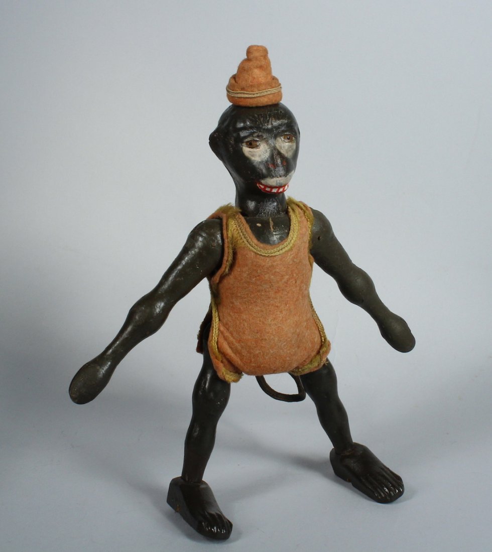 Schoenhut Circus Monkey with Hat Figure (1 of 2)
