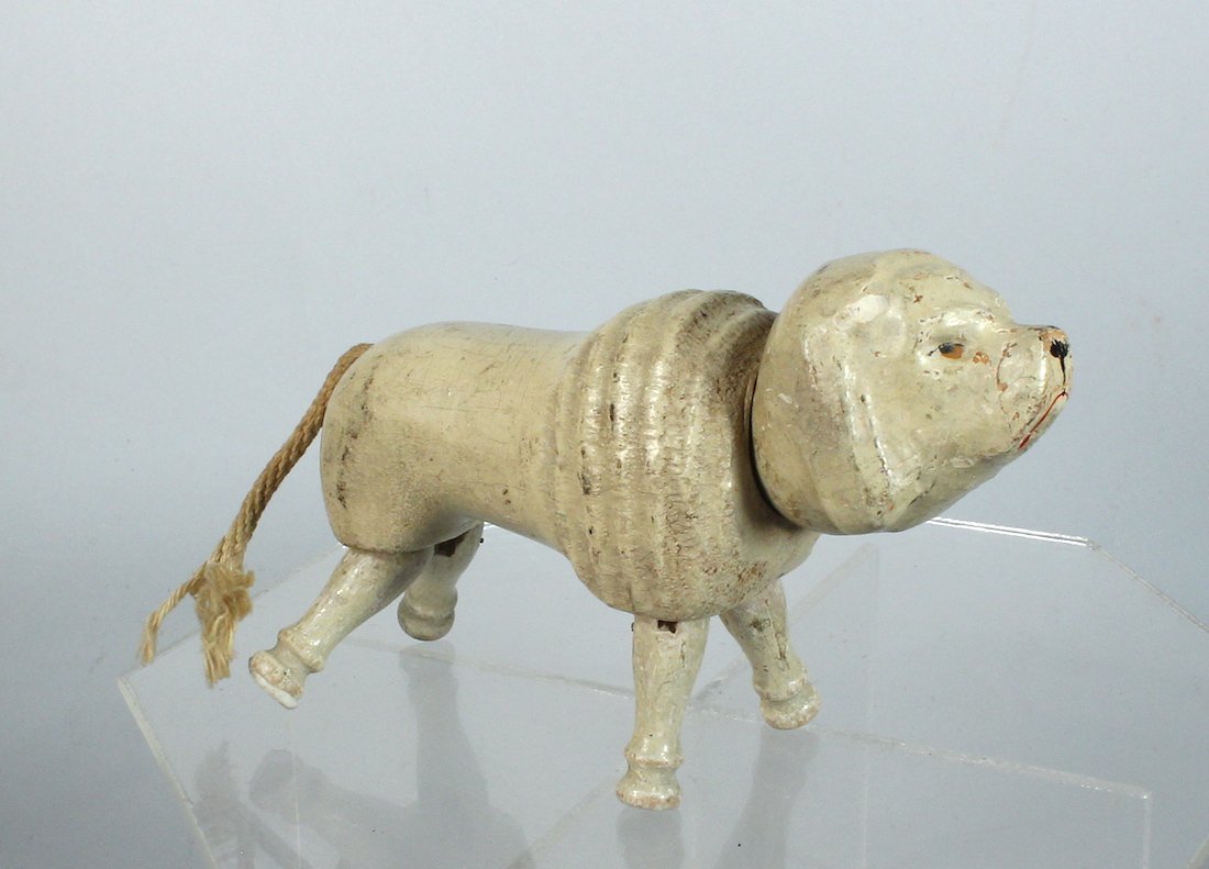 Schoenhut Circus Poodle Dog Reduced Size (1 of 2)