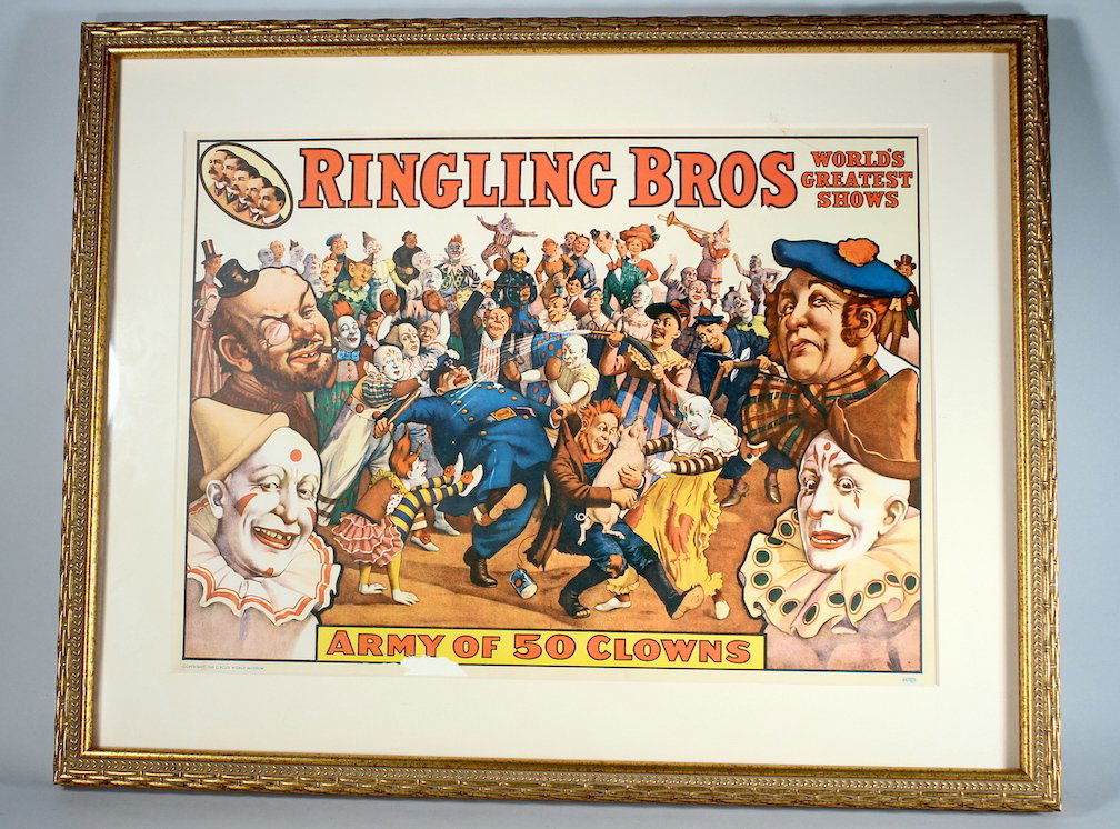 Ringling Bros Army of 50 Clowns Poster (1 of 2)