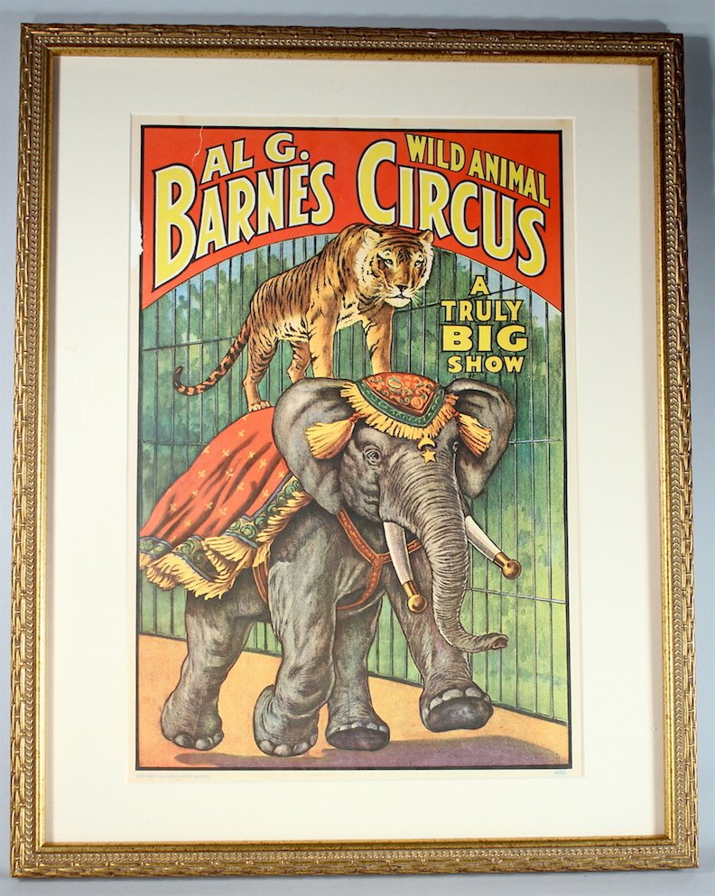 Al G. Barnes Wild Animal Circus Poster (1 of 2)
