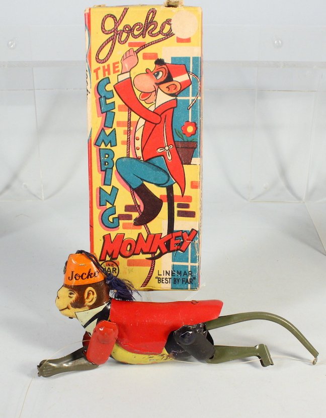 Linemar Jocko the Climbing Monkey in Box (1 of 2)