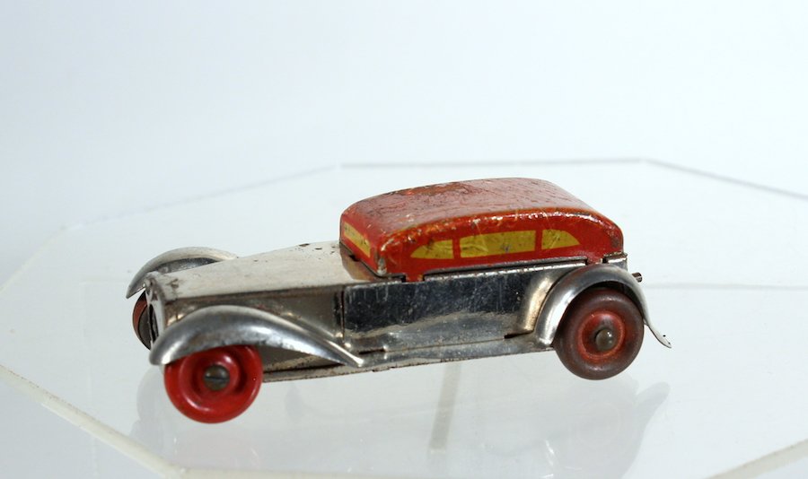 Occupied Japan Tin Limousine Penny Toy Pencil Sharpener (1 of 4)