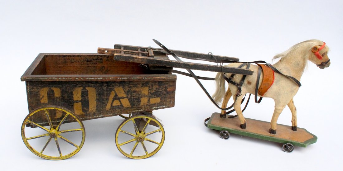 Smith Early Horse and Coal Cart (1 of 3)