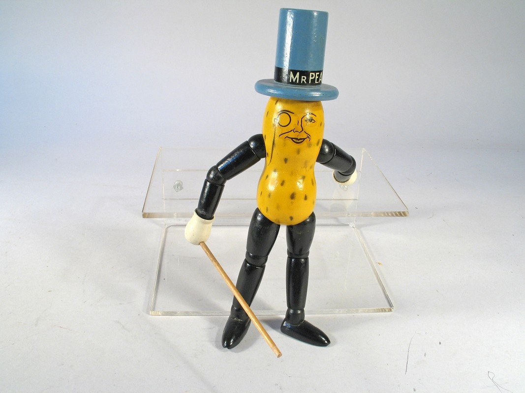 Mr Peanut Jointed Figure 1920's (1 of 3)