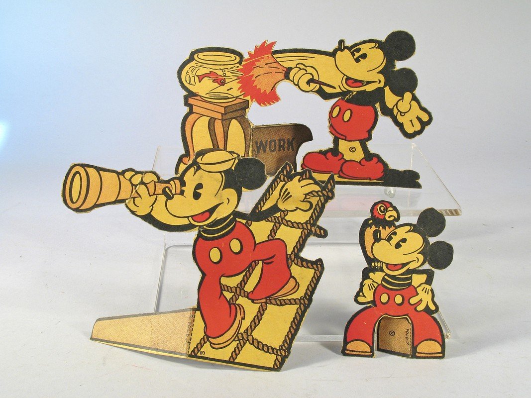 Disney Mickey Mouse Early 1930s Standups (1 of 4)