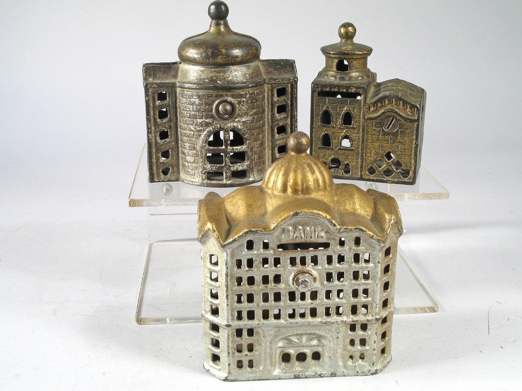 A.C. Williams Golden Dome and Bank Lot Cast Iron (1 of 2)