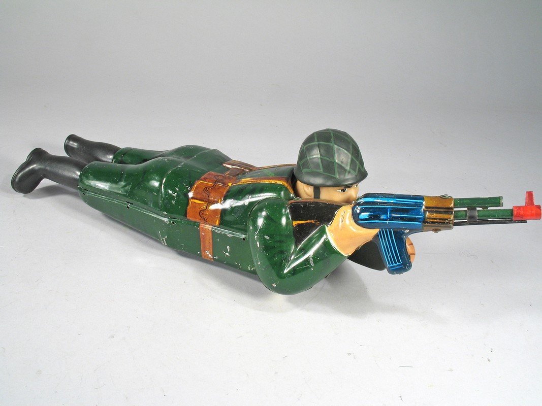 Marx Japan Battery Op Soldier (1 of 3)