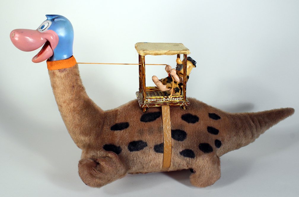Marx Fred Flintstone on Dino Batt Op (1 of 3)