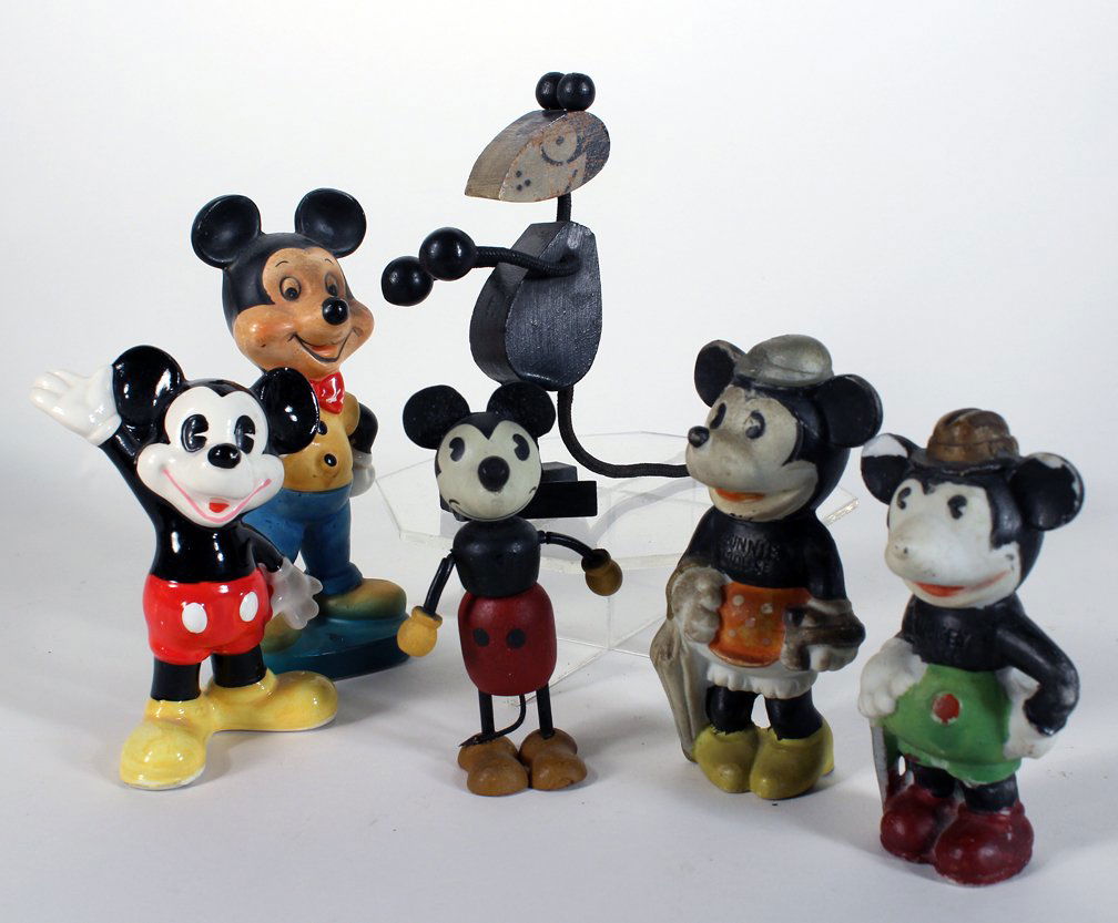 Vintage Mickey Mouse Bisque and Early Figures (1 of 3)
