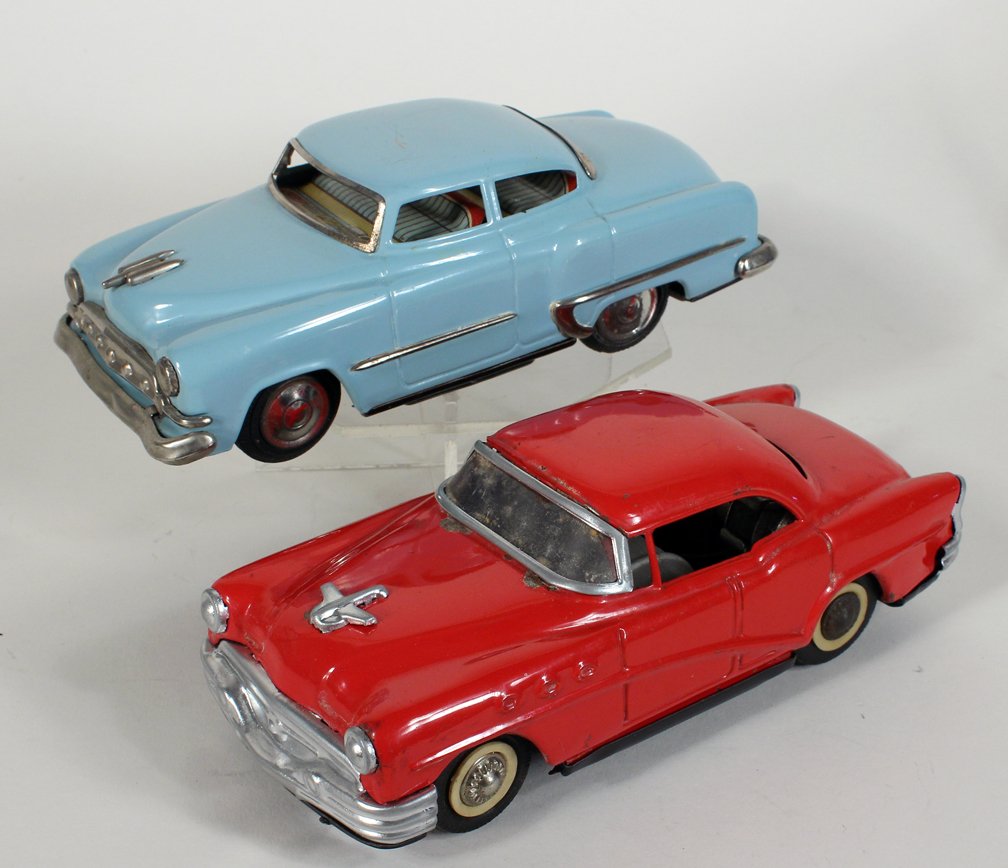 2 Japan Tin Cars TN Buick Skylark and Chevy (1 of 2)