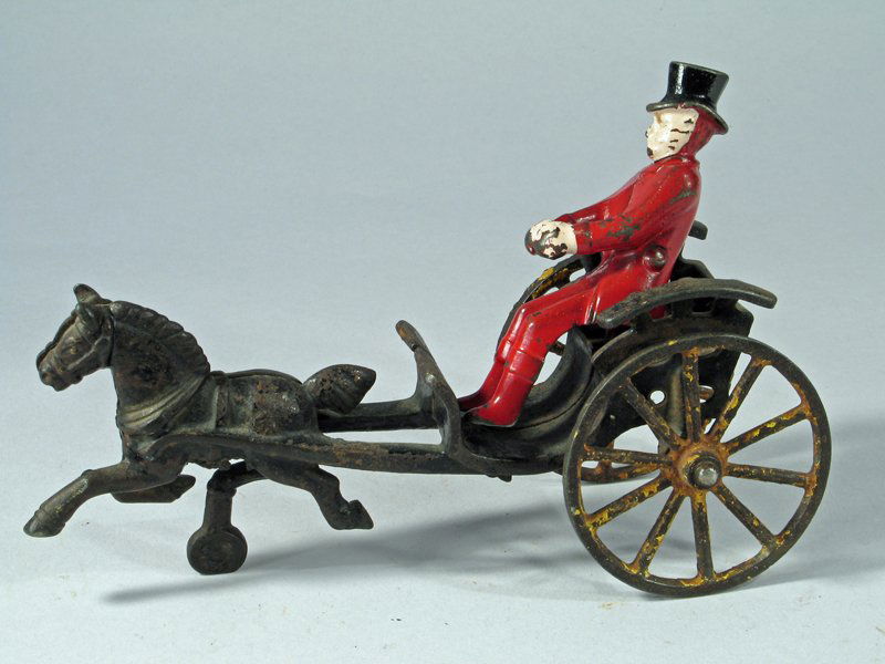 Wilkins Cast Iron Cart With Driver (1 of 2)