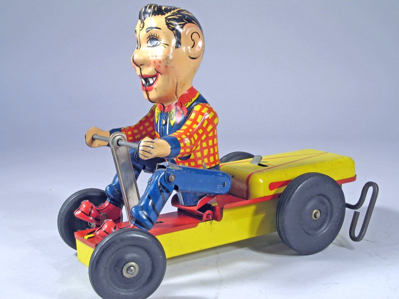 Nylint Howdy Doody Push Cart Wind Up Rare (1 of 3)