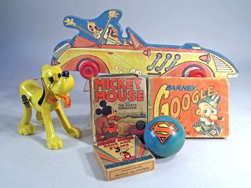 Popeye, Pluto, Mickey Mouse Lot