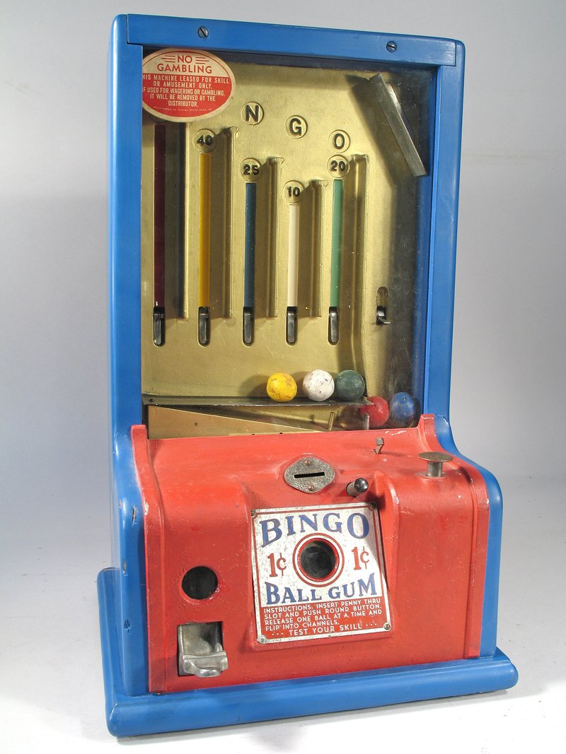 Bingo Table Top Gum Machine Trade Stimulator (1 of 3)