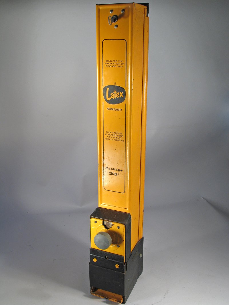 Latex 1940's Condom/Prophylactic Dispenser (1 of 3)