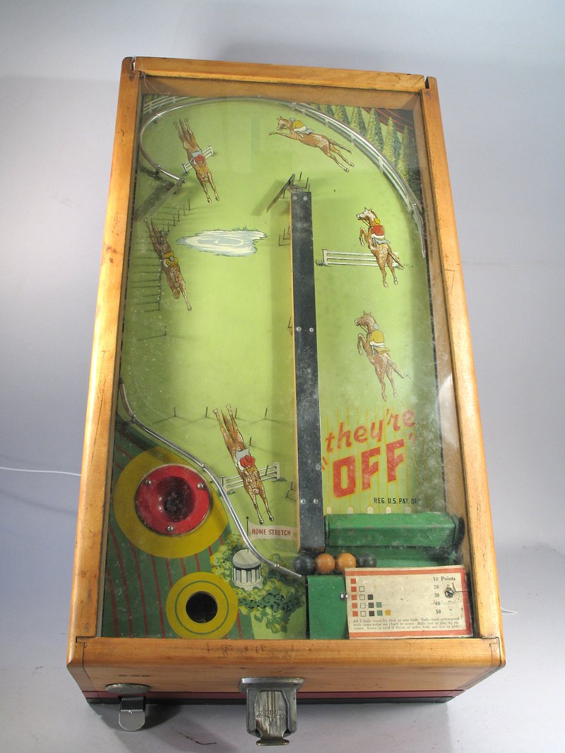 They\'re Off! Table Top Pin Ball Machine (1 of 3)