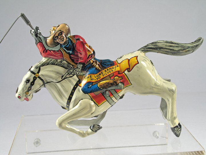 Marx Lone Ranger Lasso Tin Litho (1 of 2)