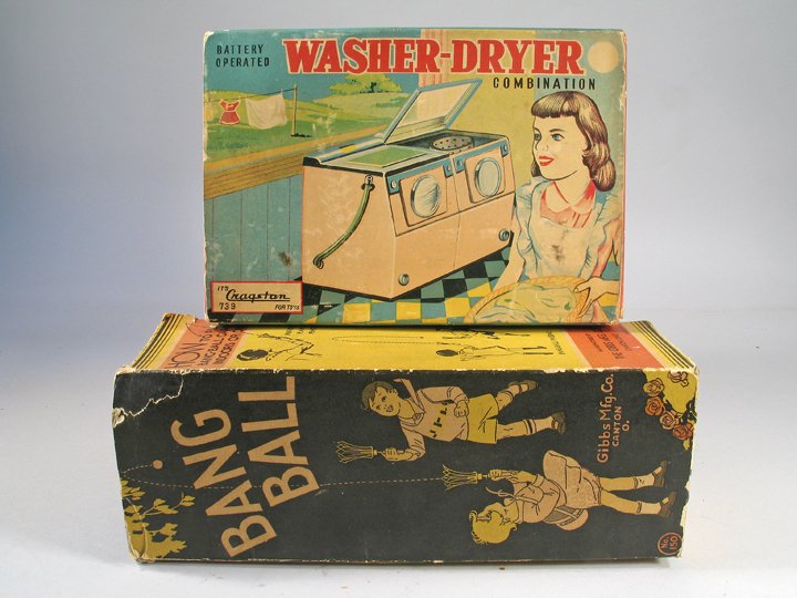 Cragston Tin Washer Dryer In Box & Gibbs Bang Ball Boxe (1 of 2)