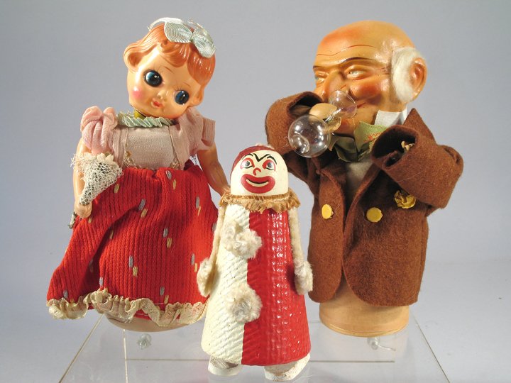 German Composition Japan Figure Lot Wind Up (1 of 2)