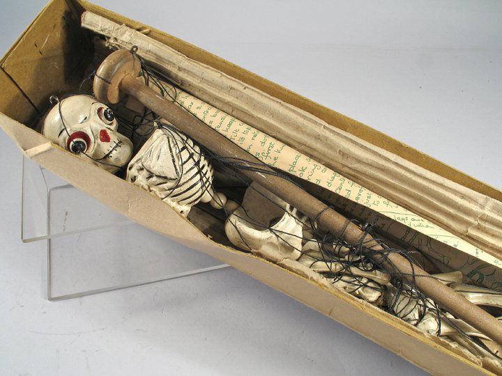 Pelham Skeleton Halloween Puppet Rare In Box (1 of 3)