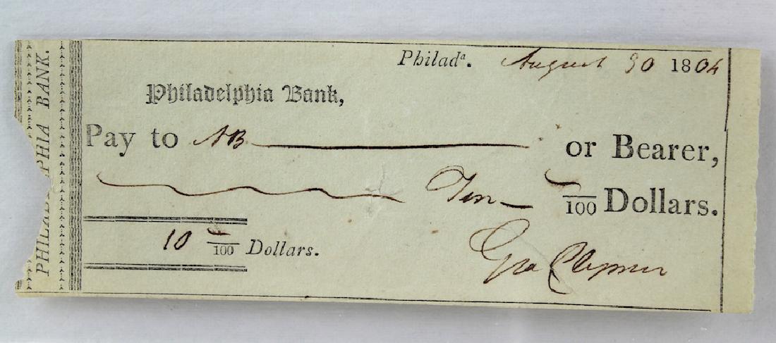 1804 George Clymer Declaration of Independence Signer (1 of 2)