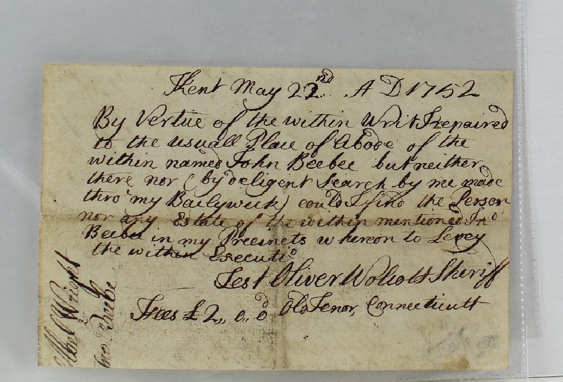 Oliver Wolcott Declaration Of Independence Signer (1 of 3)