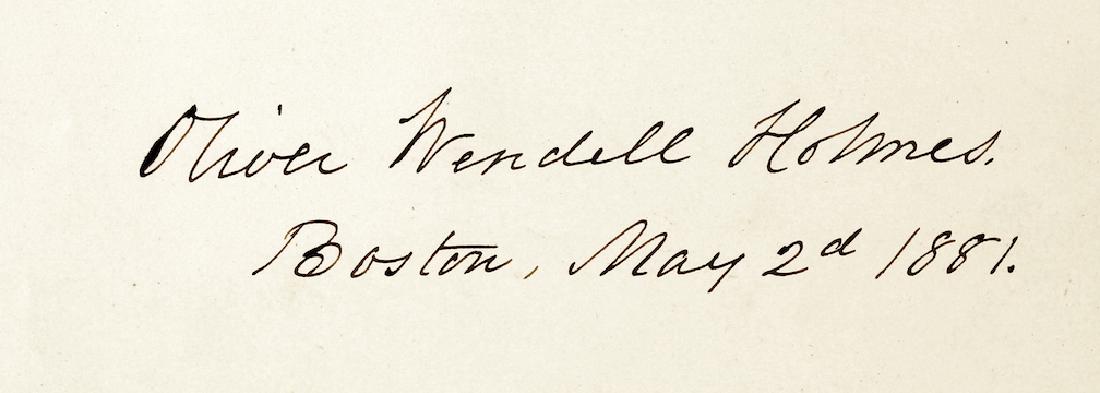 1881 Oliver Wendell Holmes Signature Boston (1 of 2)