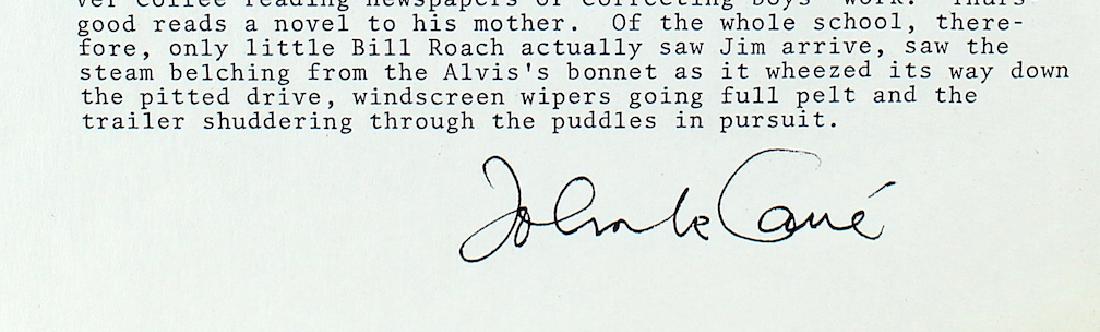 John Le Carre Signature on Tinker Tailer Soldier (1 of 2)