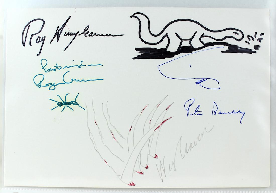 Ray Harryhausen, Wes Craven, Peter Benchley & Roger (1 of 1)