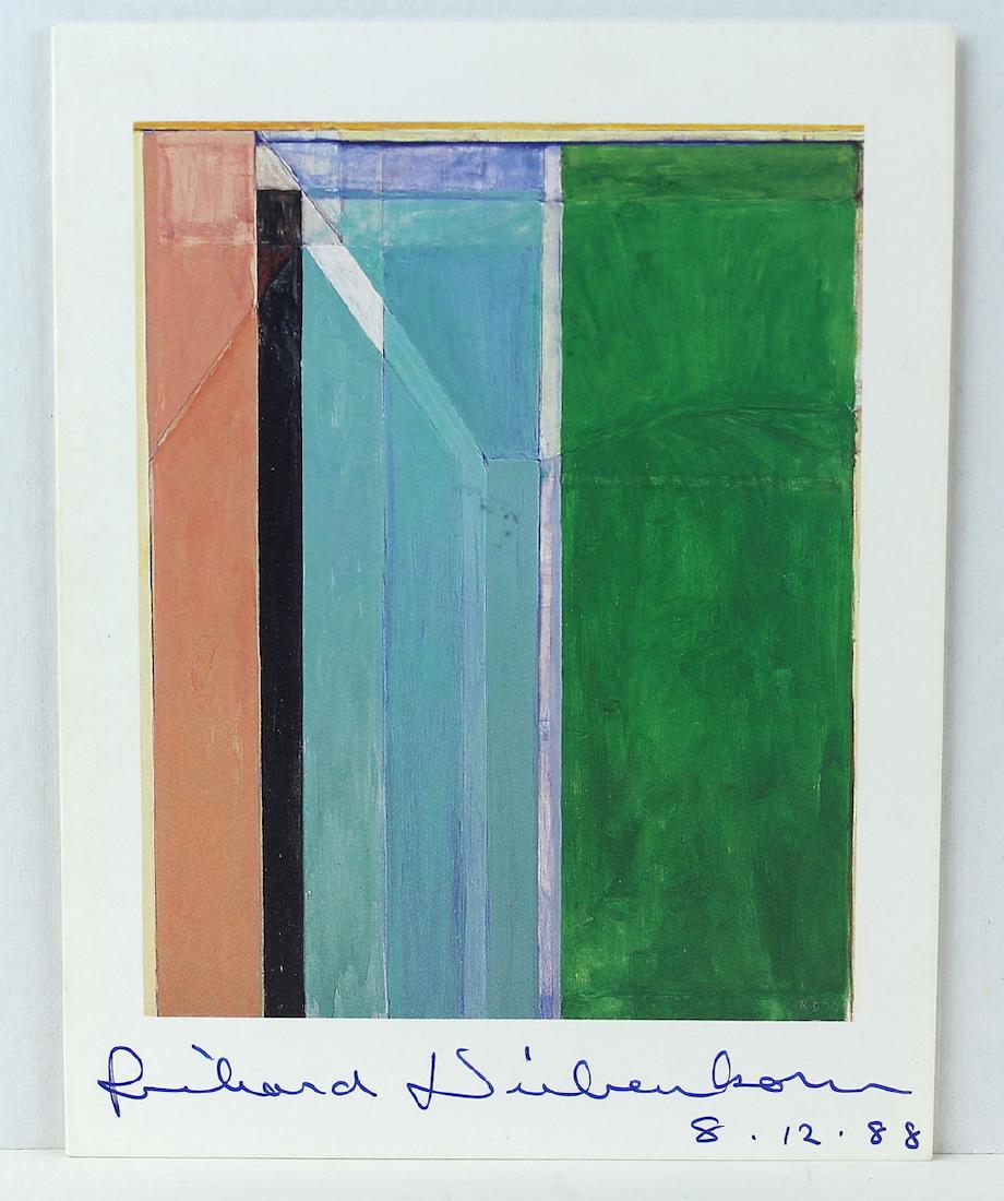 Richard Diebenkorn Aritst Signed Litho (1 of 2)