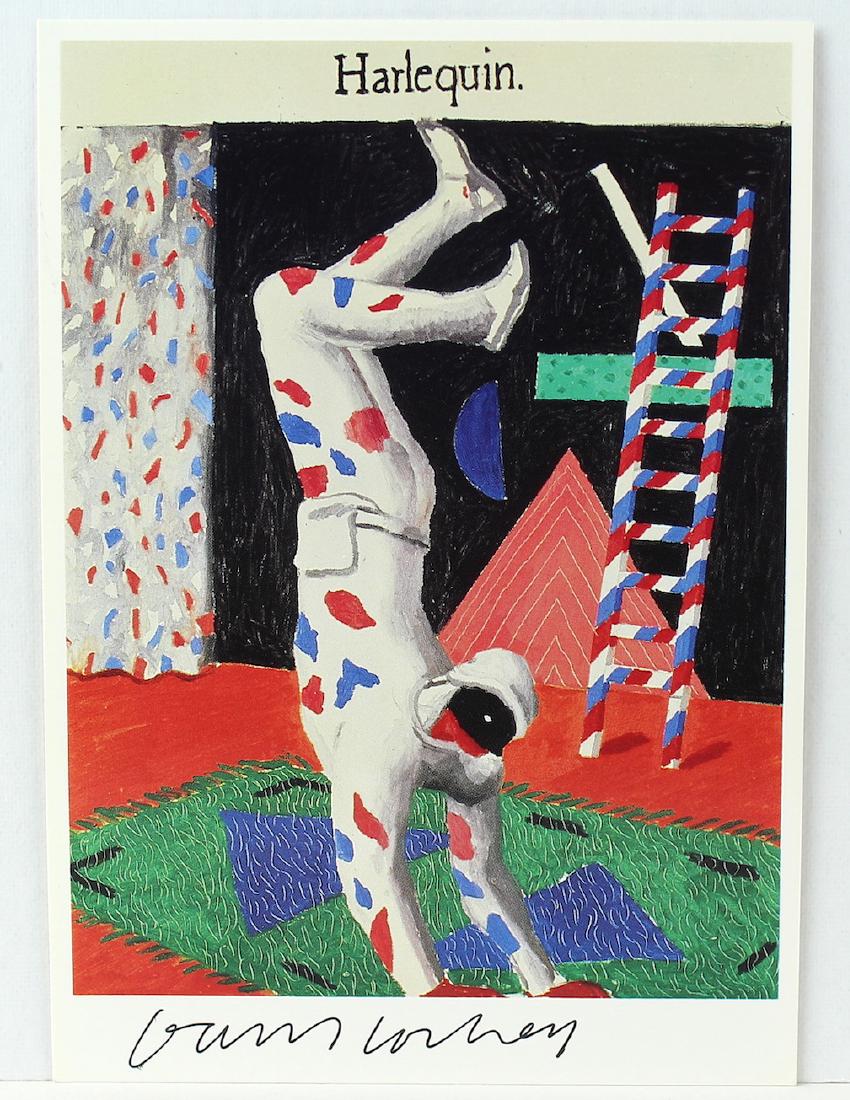 David Hockney Signed Artist Litho (1 of 2)