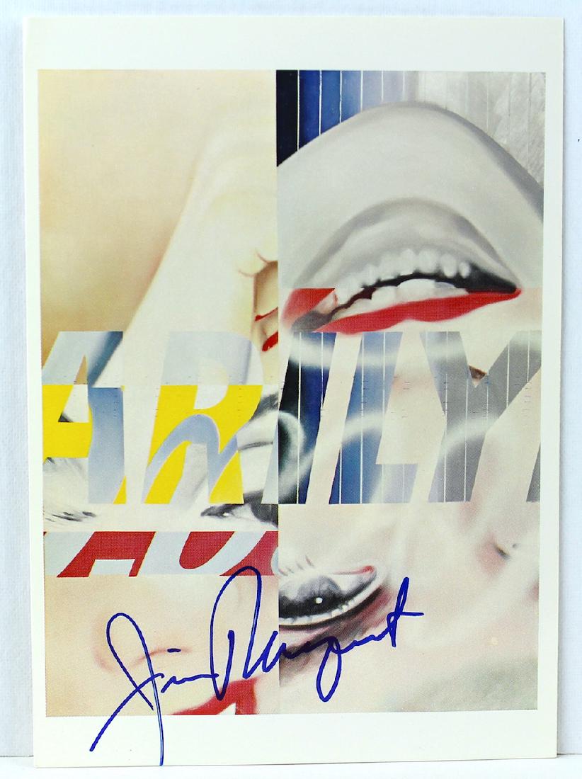 James Rosenquist Signed Artist Litho Marilyn (1 of 2)