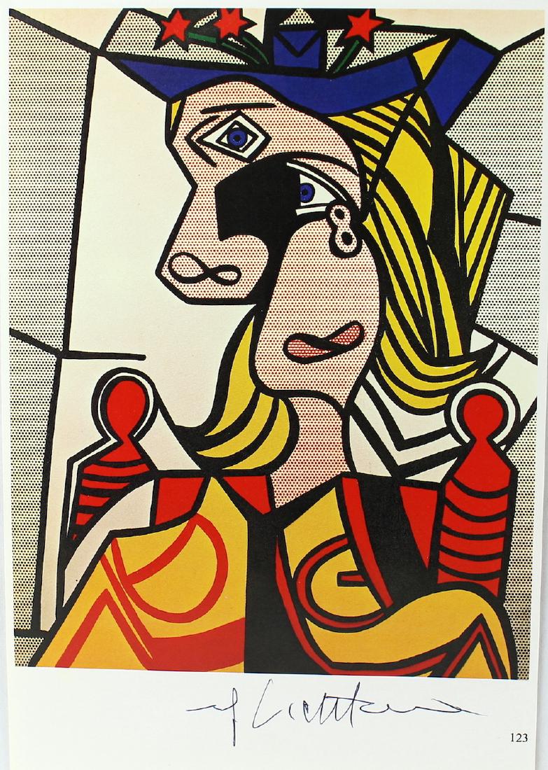 Roy Lichtenstein Homage to Picasso Signed Print (1 of 3)