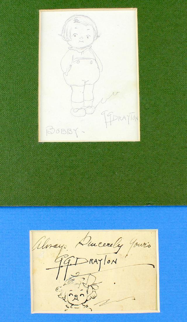 Grace Drayton Pair of Drawings Campbell Soup (1 of 3)