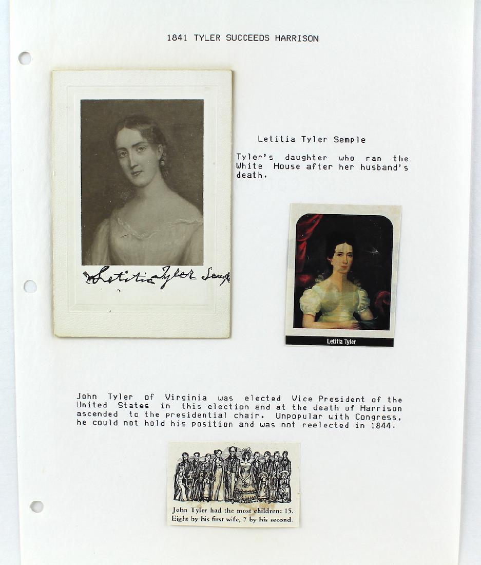 Letitia Tyler-Semple President's Daughter Signature (1 of 2)