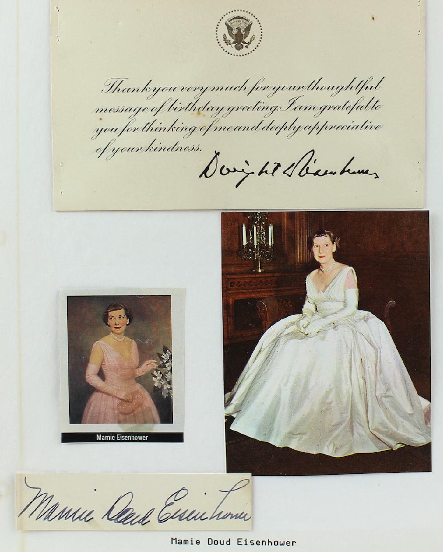 Dwight & Mamie Eisenhower Signatures (1 of 2)
