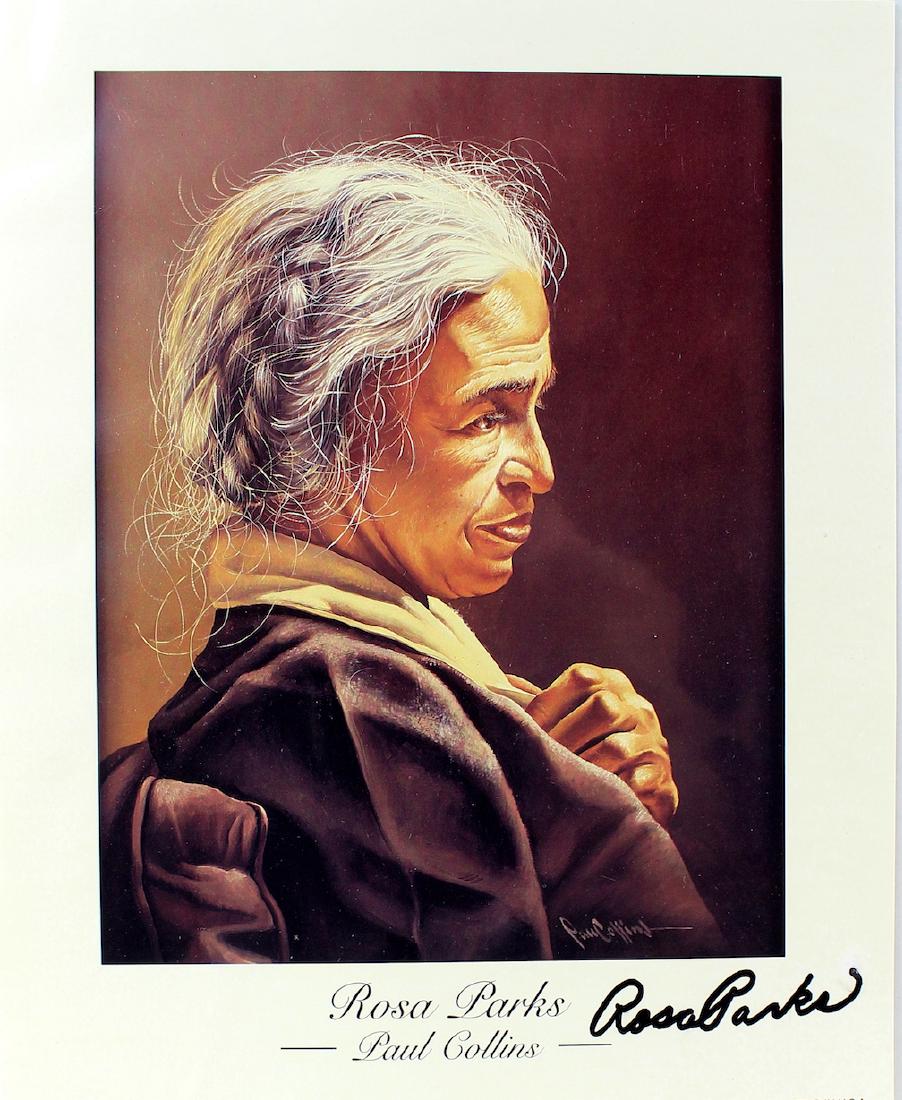 Rosa Parks Signed Litho (1 of 1)