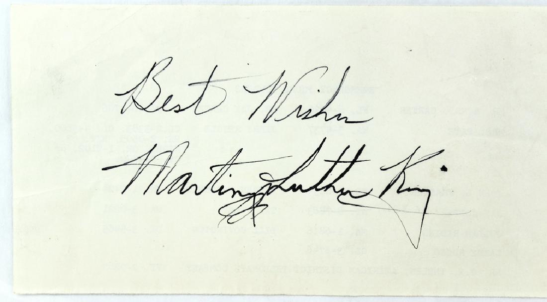 Martin Luther King Jr. Autograph (1 of 3)