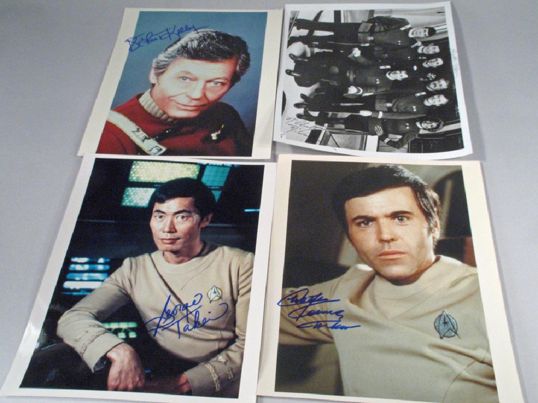 Star Trek Autograph Lot Walter Koenig, DeForest (1 of 5)