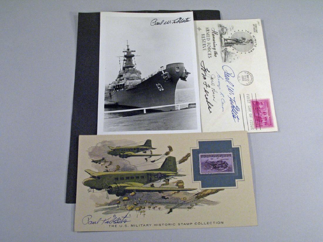 Enola Gay Crew Hiroshima Autograph Lot (1 of 4)