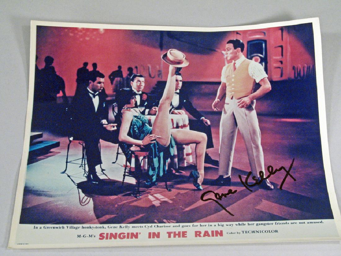 Gene Kelly Singing in the Rain 8 x 10 Glossy Autograph (1 of 2)