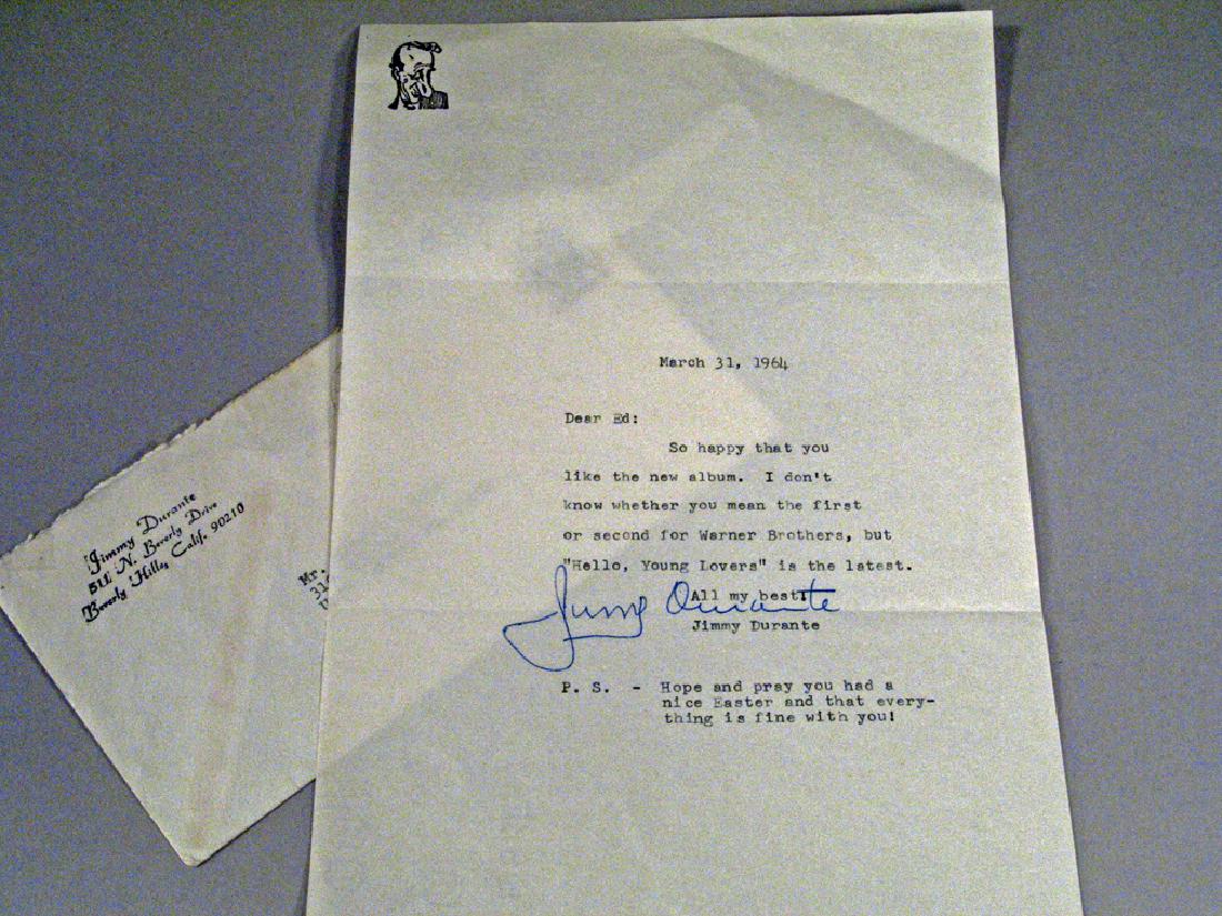 Jimmy Durante Autograph (1 of 2)