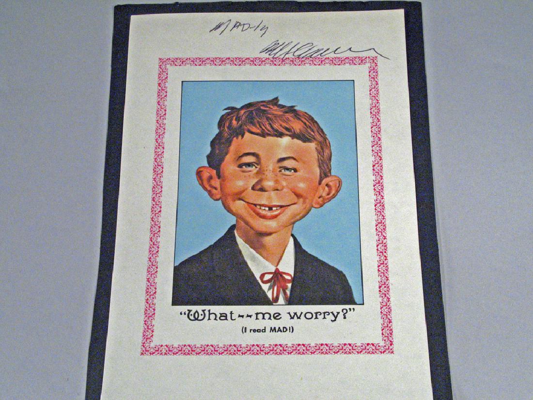 Mad Magazine Autograph William M Gaines (1 of 2)