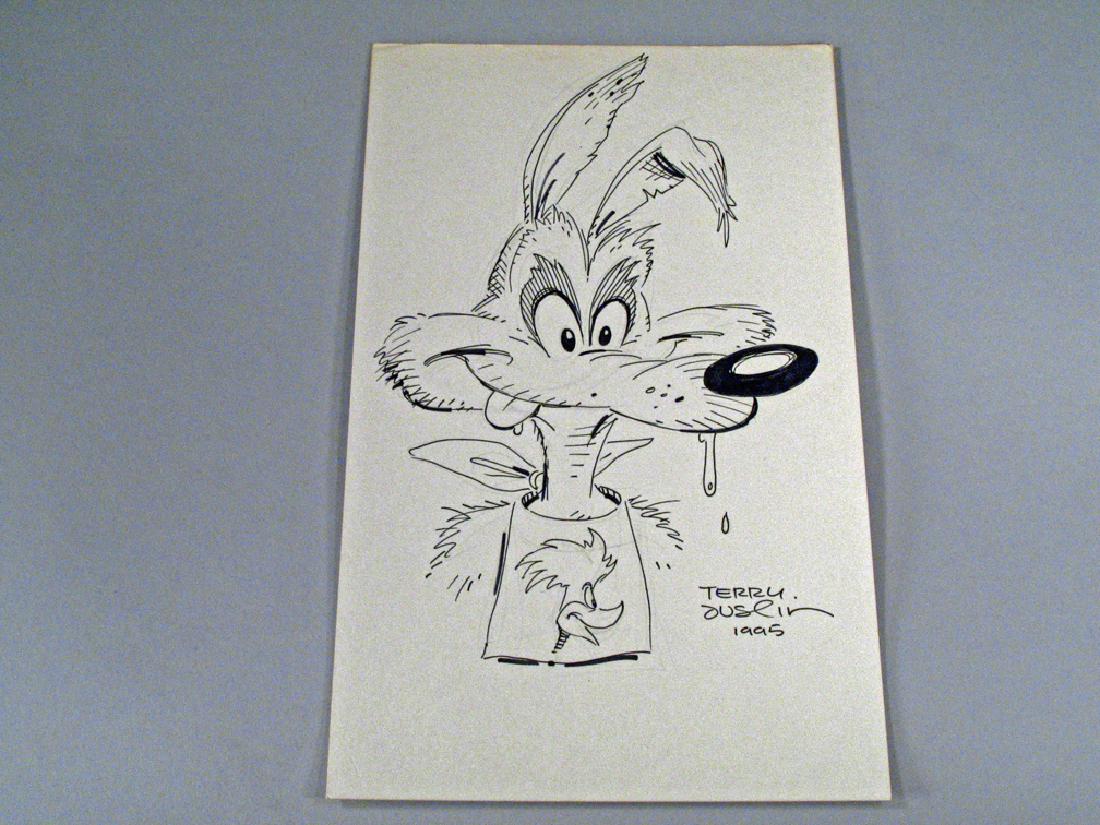 Wile E. Coyote by Cartoonist Terry Austin (1 of 2)