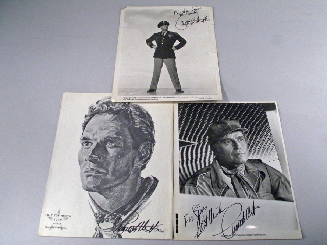 Charleton Heston Autograph Early Lot (1 of 4)