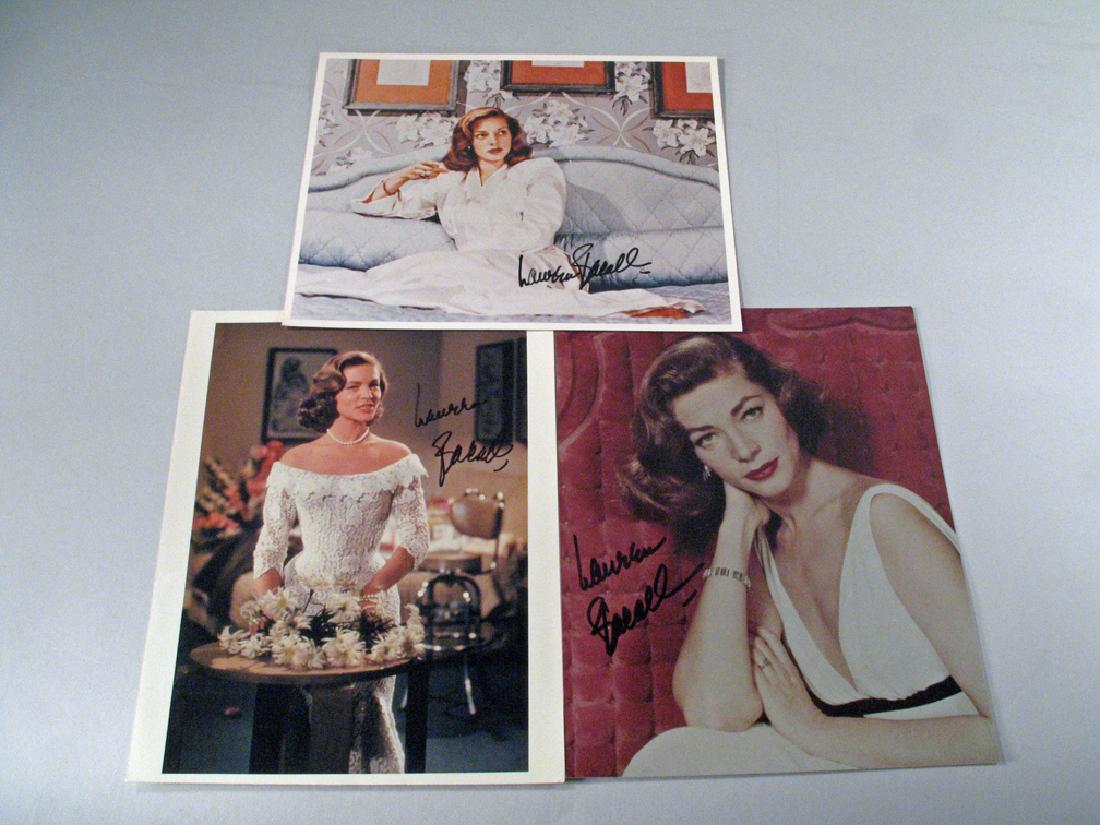 Lauren Bacall Autograph Lot (1 of 4)