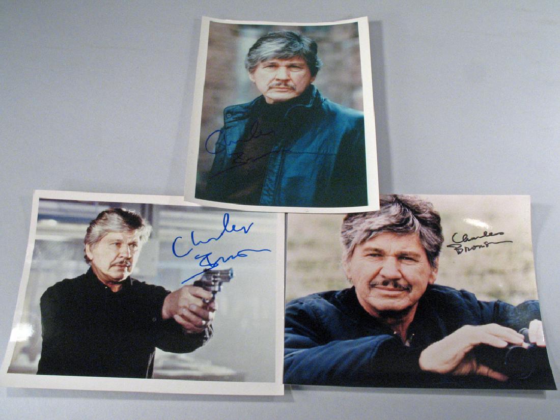 Charles Bronson Autograph Lot (1 of 4)