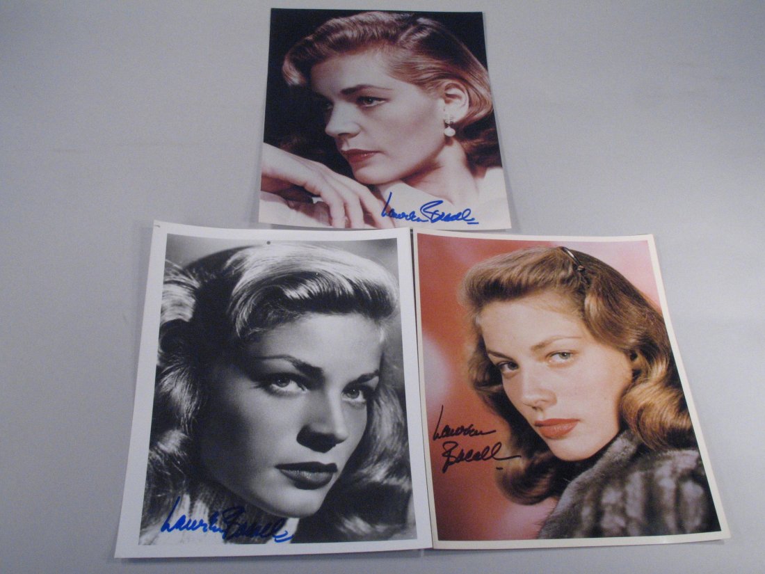 Lauren Bacall Autographs Glossy's Lot (1 of 4)