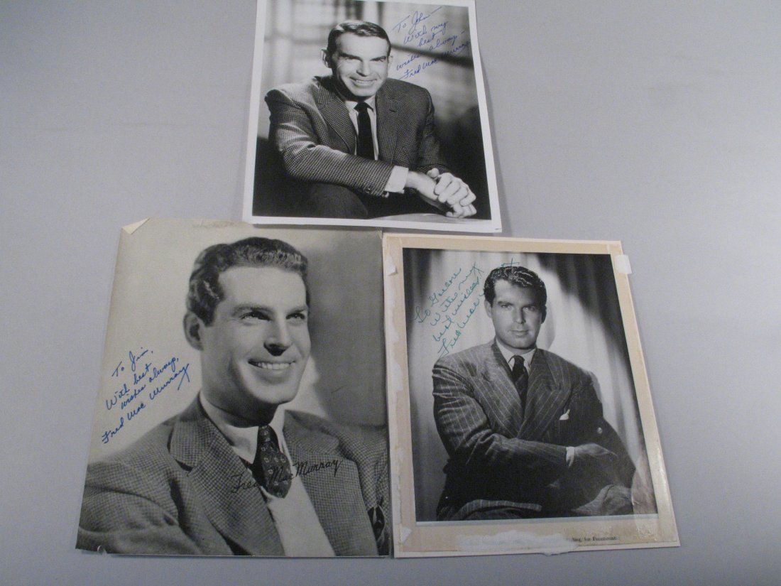 Fred Macmurray Autograph Lot (1 of 4)